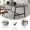 Flash Furniture Redmond 72x36 Conf Tbl w/1in. Thick Dbl Sided Laminate Tbl Top w/PVC and A-Frame Steel Bse, Gry Oak MT-M7236-LTGRY-ABF-GG - alternate 9